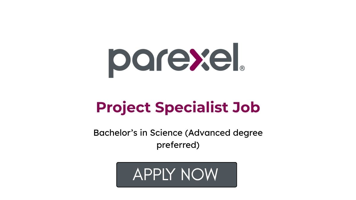 Project Specialist Job at Parexel Apply Now