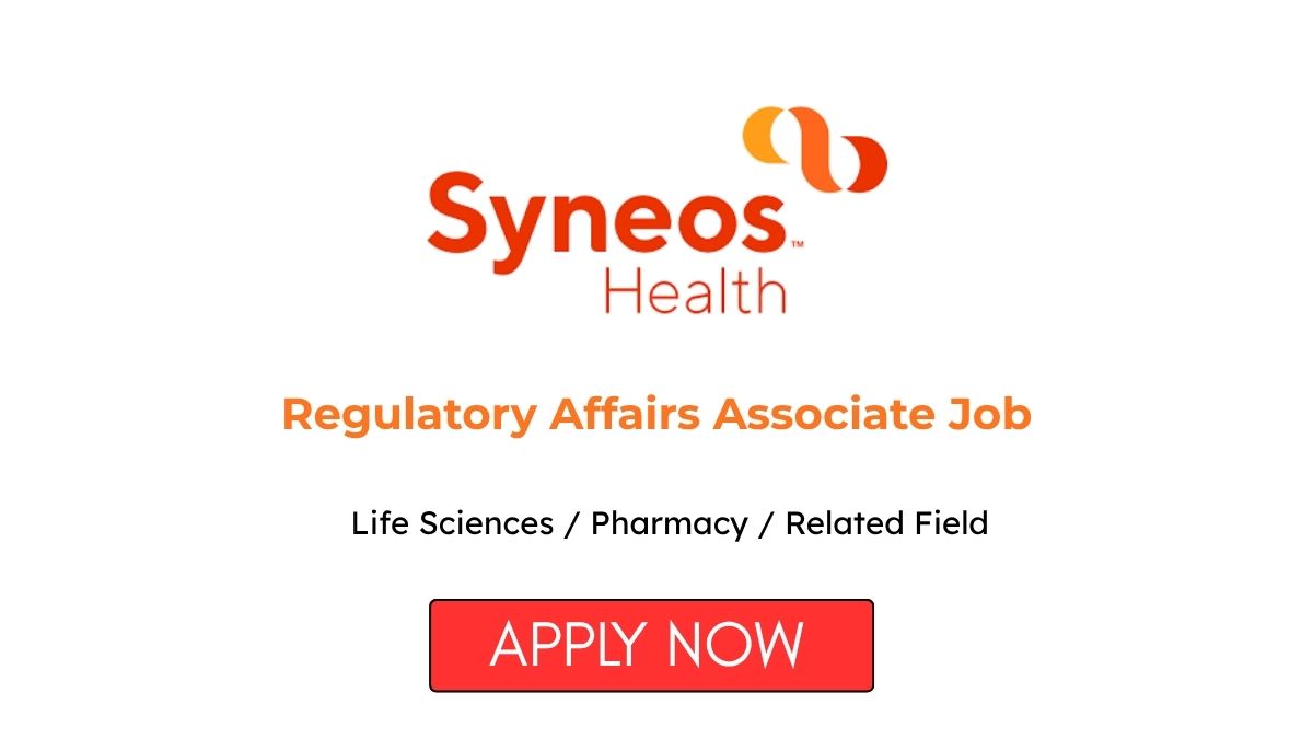 Regulatory Affairs Associate Job at Syneos Health