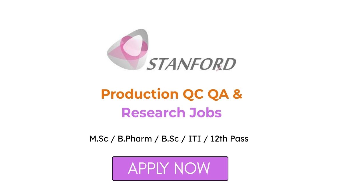 Production QC QA & Research Jobs at Stanford Laboratories