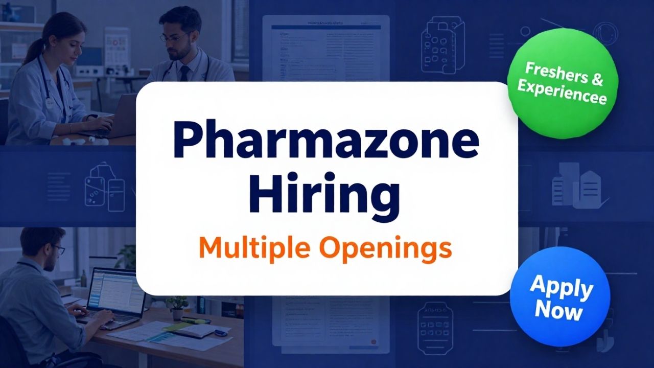 Freshers Hiring Pharmacovigilance Regulatory Affairs HR & QA Jobs