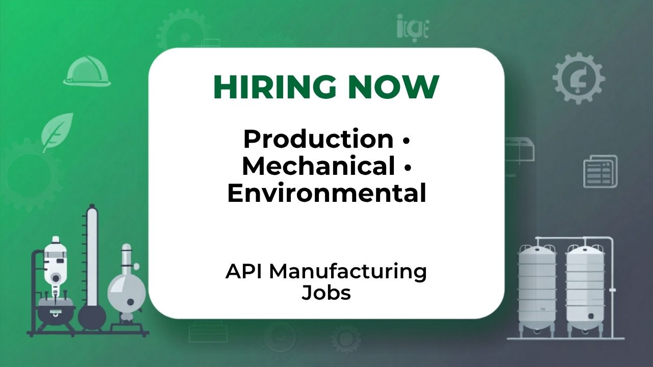 Hiring for Production Mechanical & Environmental API Jobs