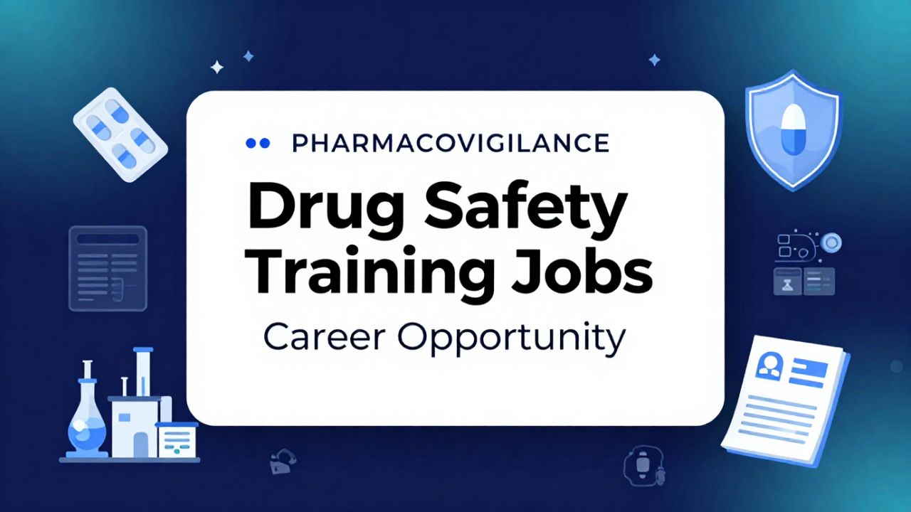 Pharmacovigilance Drug Safety Training Jobs